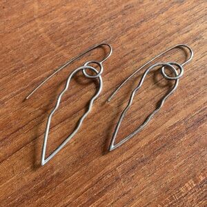 Unique Sterling silver earrings, handmade